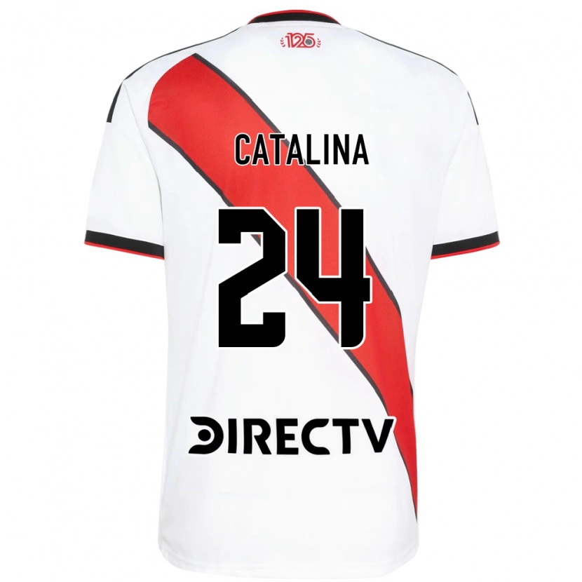 Danxen Criança Camisola Catalina Julia Primo #24 Vermelho Branco Preto Principal 2026/27 Camisa