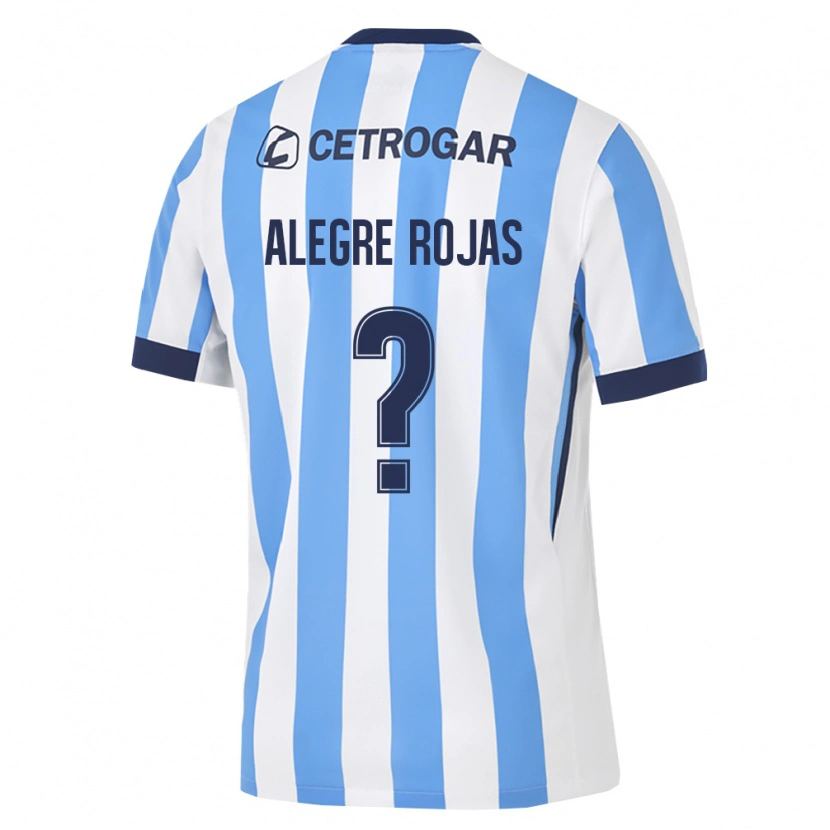 Danxen Criança Camisola Gerardo Alegre Rojas #0 Azul Claro Branco Preto Principal 2026/27 Camisa