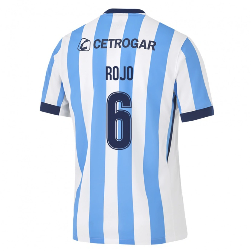 Danxen Criança Camisola Marcos Rojo #6 Azul Claro Branco Preto Principal 2026/27 Camisa