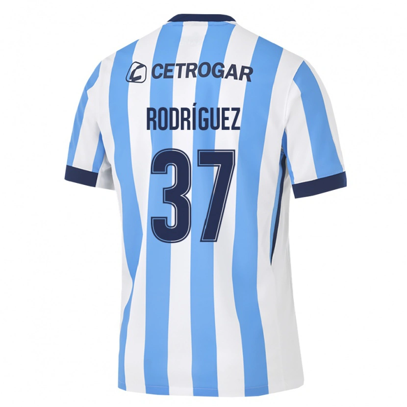 Danxen Criança Camisola Baltasar Rodríguez #37 Azul Claro Branco Preto Principal 2026/27 Camisa
