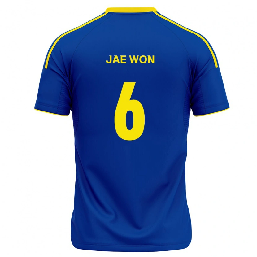 Danxen Criança Camisola Jae-Won Han #6 Azul Real Amarelo Principal 2026/27 Camisa