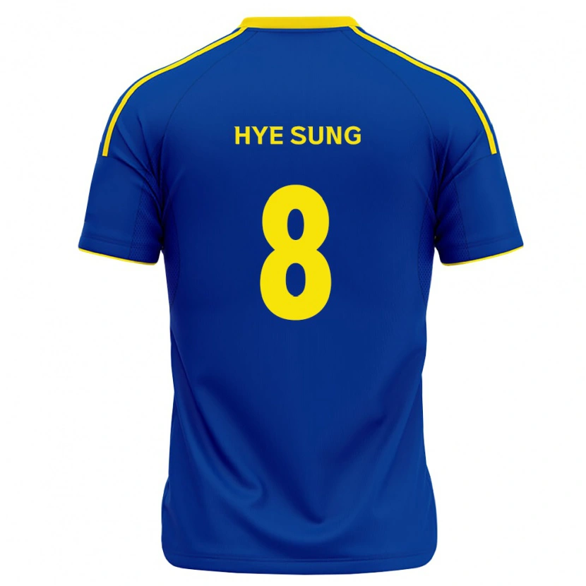 Danxen Criança Camisola Hye-Sung Ryu #8 Azul Real Amarelo Principal 2026/27 Camisa
