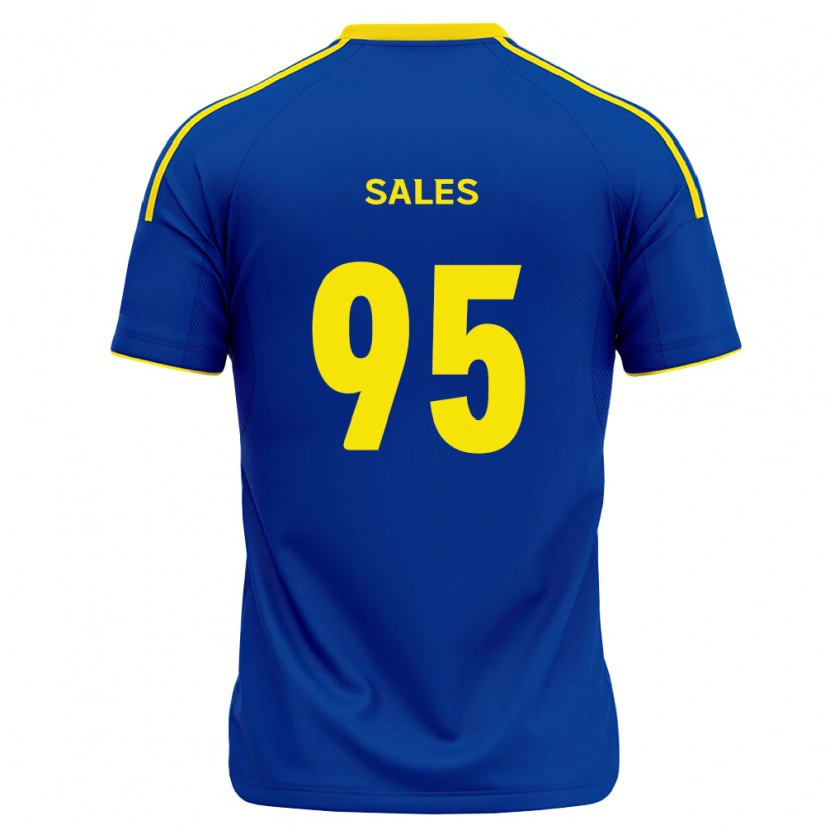 Danxen Criança Camisola Matheus Sales #95 Azul Real Amarelo Principal 2026/27 Camisa