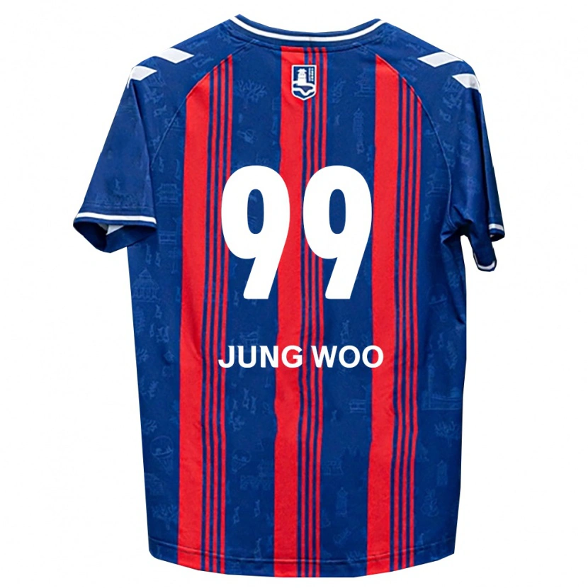 Danxen Criança Camisola Jung-Woo Ha #99 Azul Vermelho Branco Principal 2026/27 Camisa
