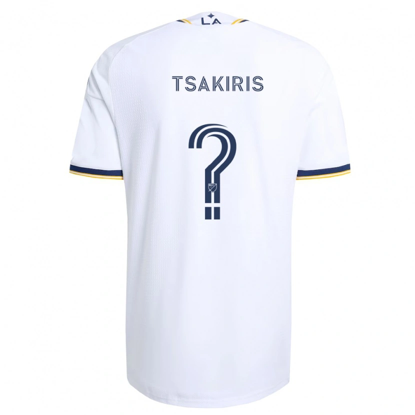 Danxen Criança Camisola Mateo Tsakiris #0 Azul E Branco Principal 2026/27 Camisa