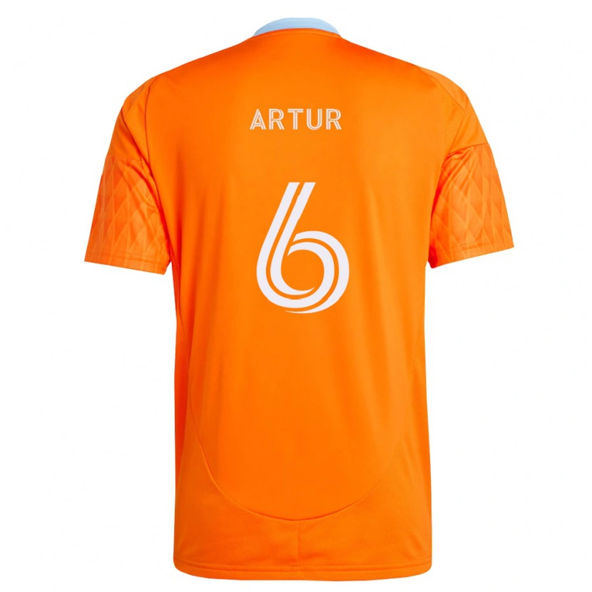 Danxen Criança Camisola José Artur De Lima Júnior #6 Laranja Branco Principal 2026/27 Camisa