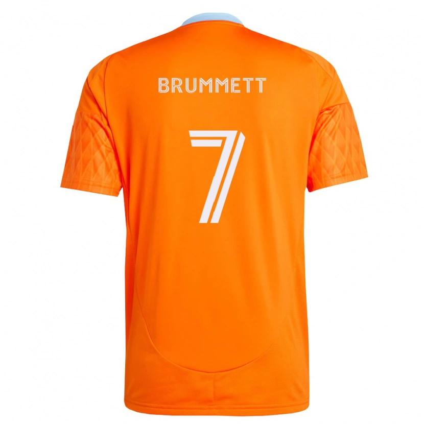Danxen Criança Camisola Austin Brummett #7 Laranja Branco Principal 2026/27 Camisa
