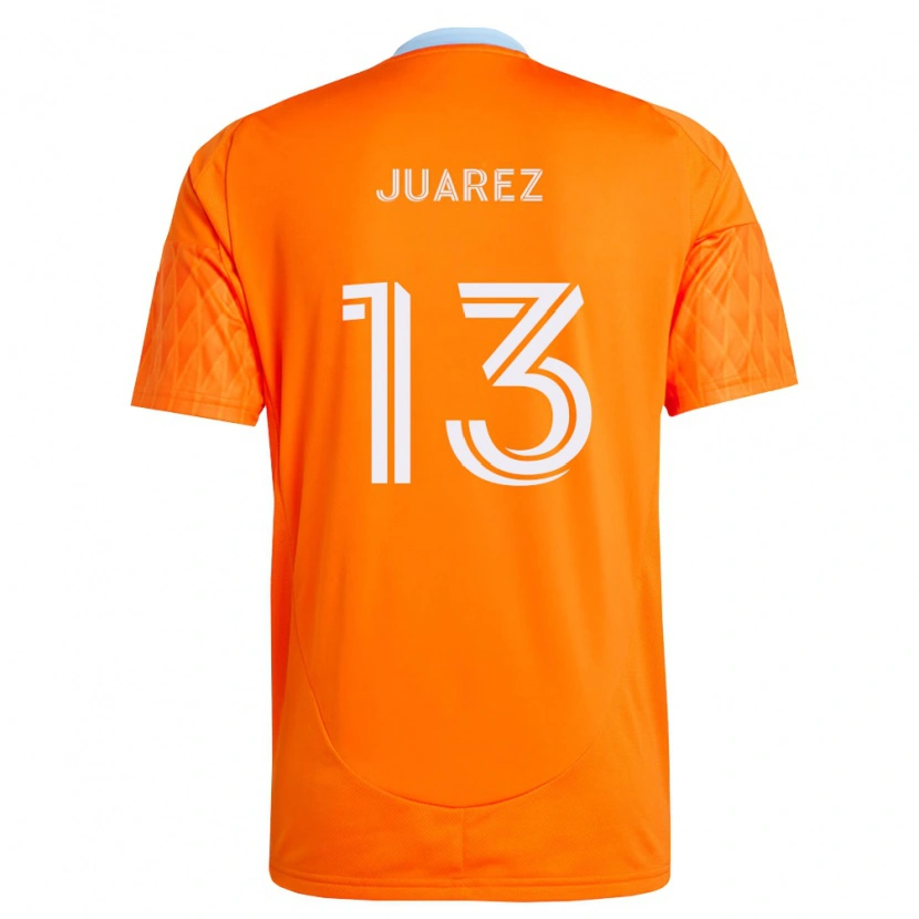 Danxen Criança Camisola Jathan Juarez #13 Laranja Branco Principal 2026/27 Camisa
