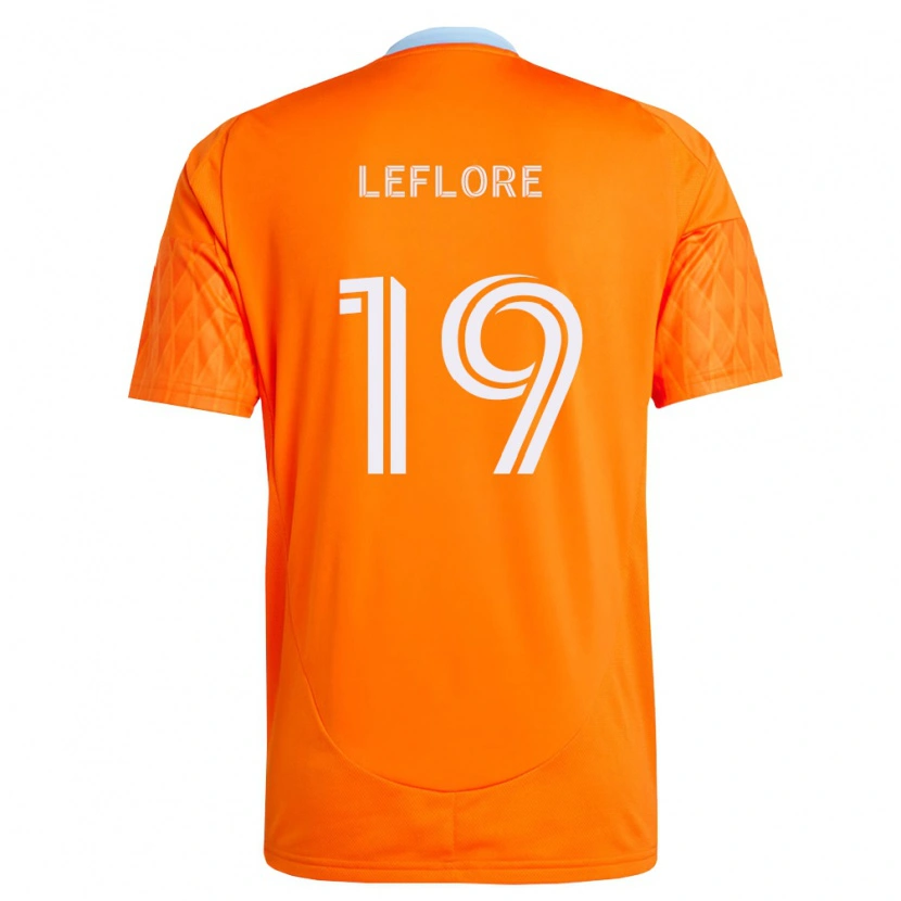 Danxen Criança Camisola Isaiah Leflore #19 Laranja Branco Principal 2026/27 Camisa