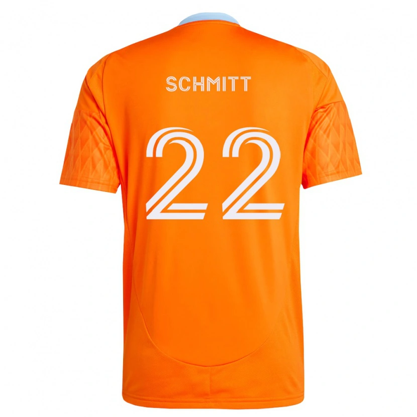 Danxen Criança Camisola Tate Schmitt #22 Laranja Branco Principal 2026/27 Camisa