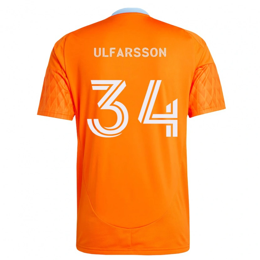 Danxen Criança Camisola Thor Úlfarsson #34 Laranja Branco Principal 2026/27 Camisa