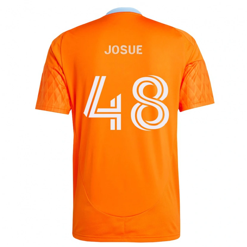Danxen Criança Camisola Josué #48 Laranja Branco Principal 2026/27 Camisa