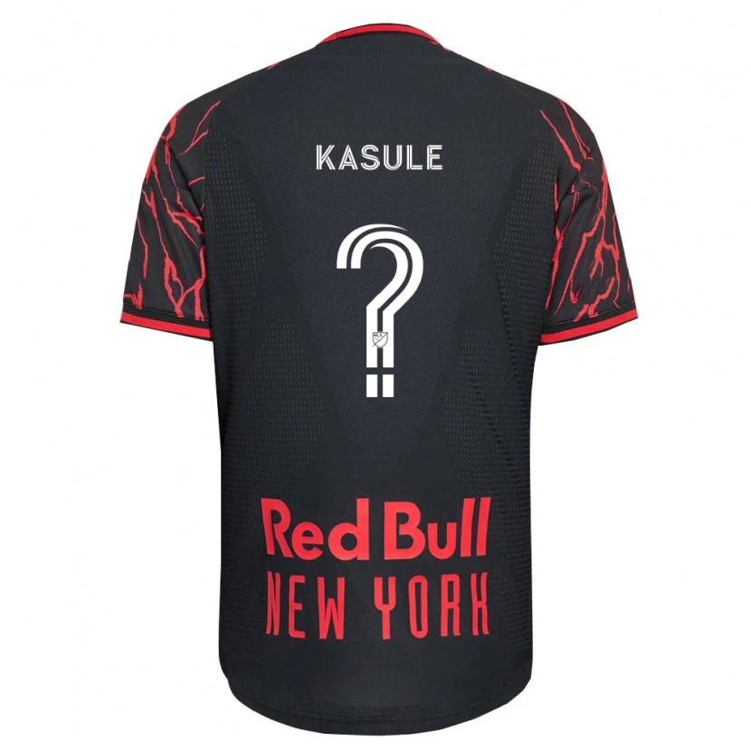Danxen Criança Camisola Ibrahim Kasule #0 Vermelho Preto Branco Principal 2026/27 Camisa