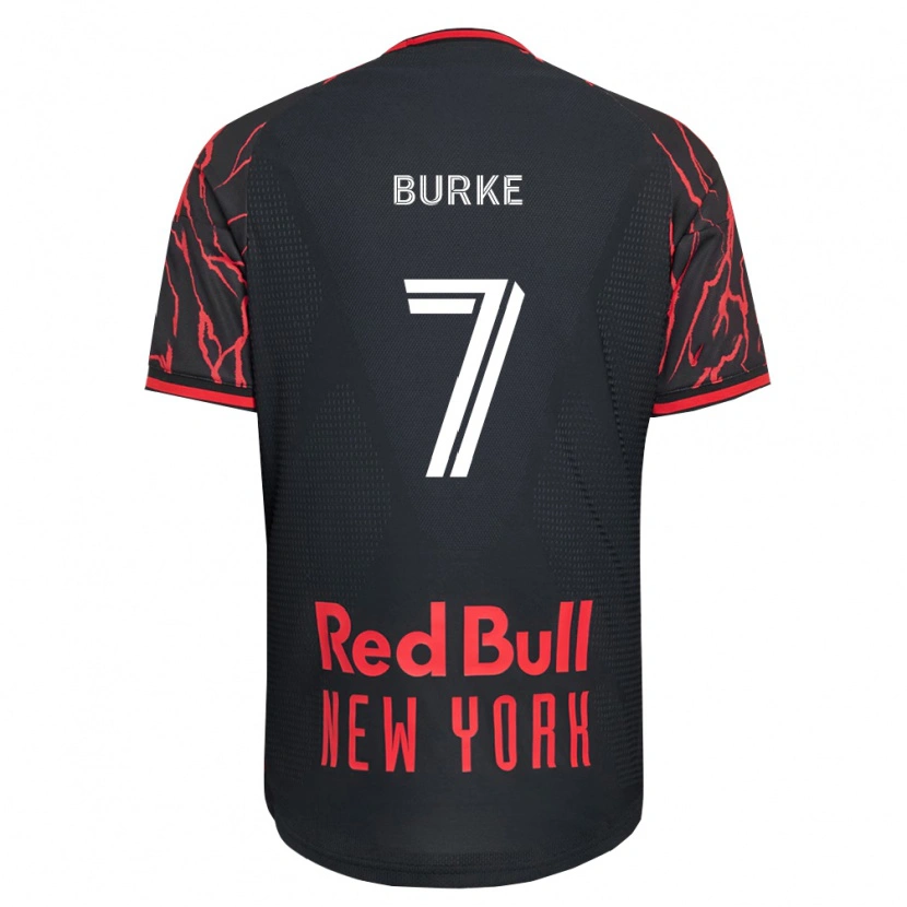 Danxen Criança Camisola Cory Burke #7 Vermelho Preto Branco Principal 2026/27 Camisa