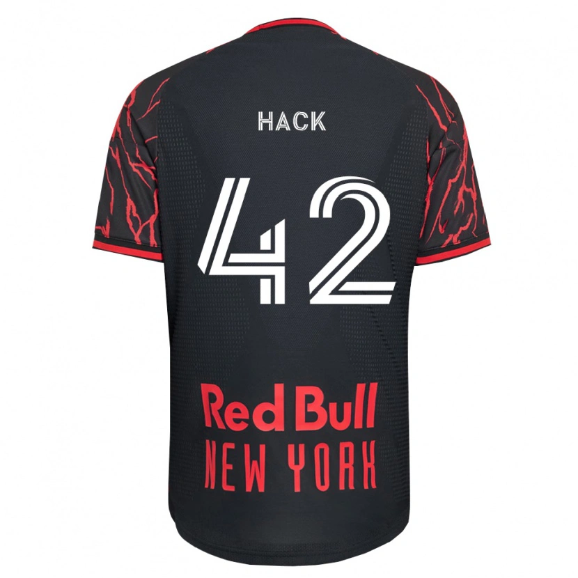 Danxen Criança Camisola Alexander Hack #42 Vermelho Preto Branco Principal 2026/27 Camisa