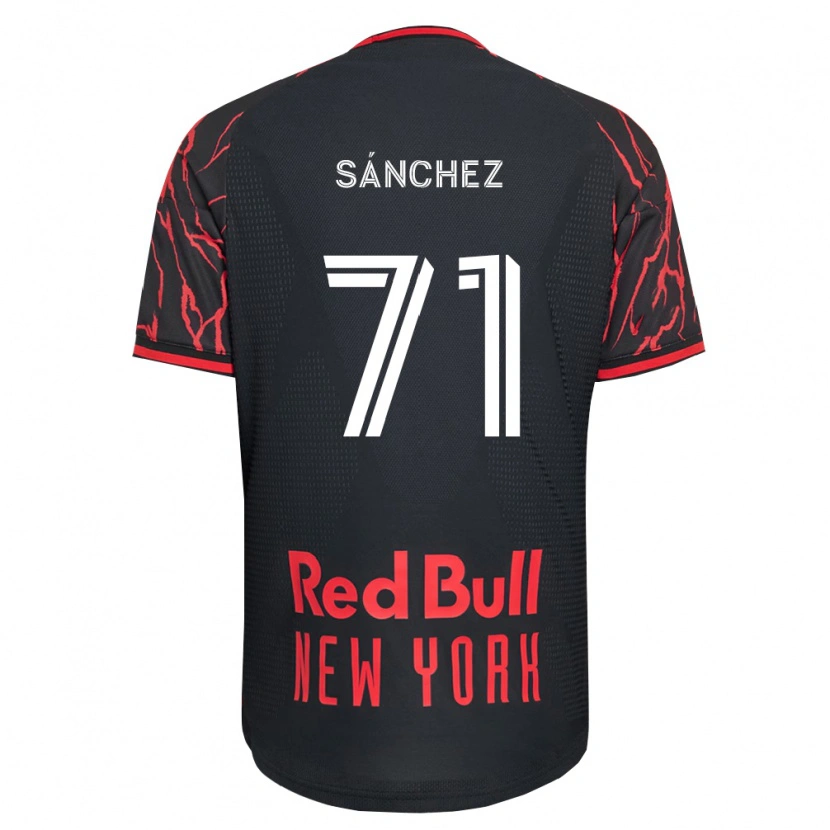 Danxen Criança Camisola Aimar Sánchez #71 Vermelho Preto Branco Principal 2026/27 Camisa