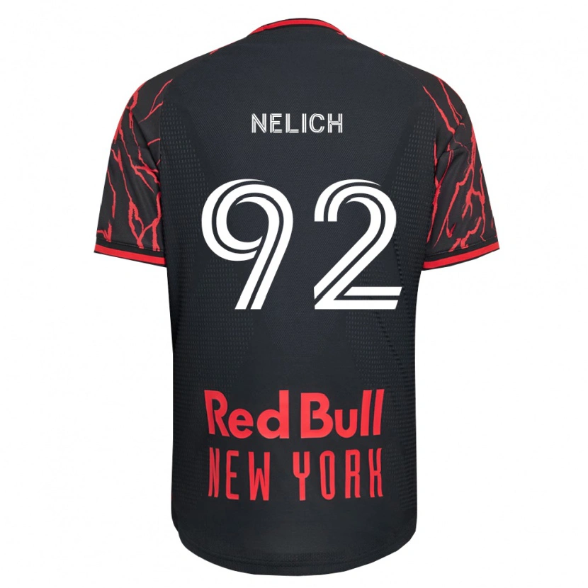 Danxen Criança Camisola Dennis Nelich #92 Vermelho Preto Branco Principal 2026/27 Camisa
