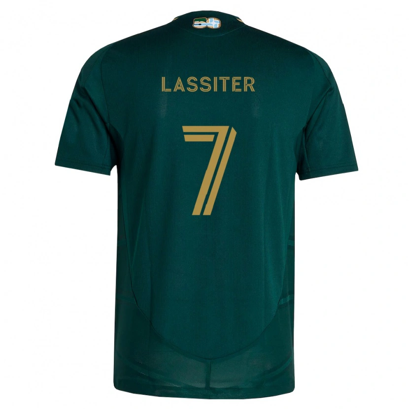 Danxen Criança Camisola Ariel Lassiter #7 Verde Escuro Marrom Principal 2026/27 Camisa