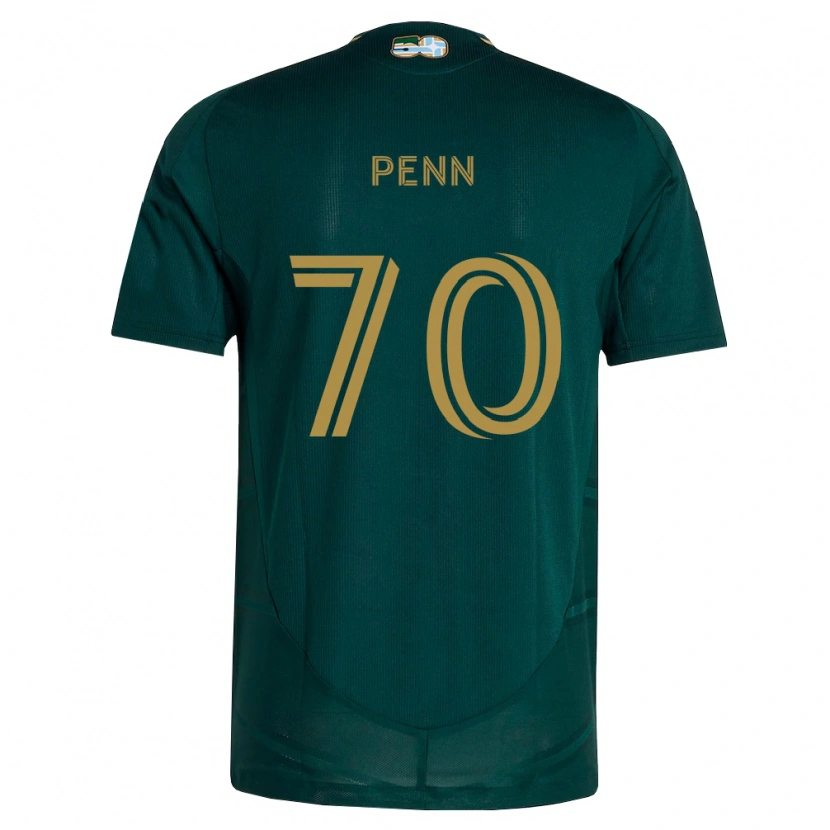 Danxen Criança Camisola Josh Penn #70 Verde Escuro Marrom Principal 2026/27 Camisa