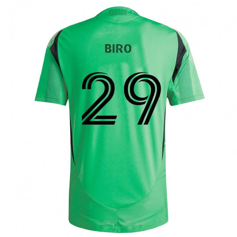 Danxen Criança Camisola Guilherme Biro #29 Verde Esmeralda Preto Principal 2026/27 Camisa