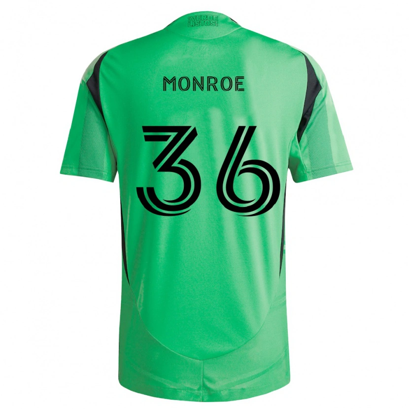 Danxen Criança Camisola Greg Monroe #36 Verde Esmeralda Preto Principal 2026/27 Camisa