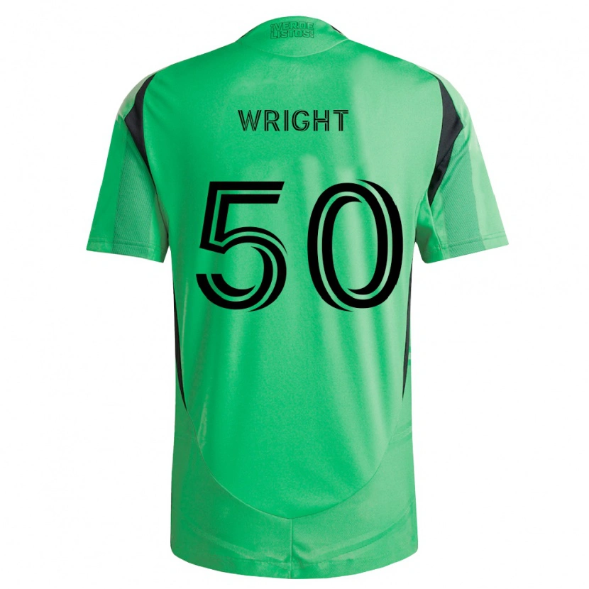 Danxen Criança Camisola Daniel Wright #50 Verde Esmeralda Preto Principal 2026/27 Camisa
