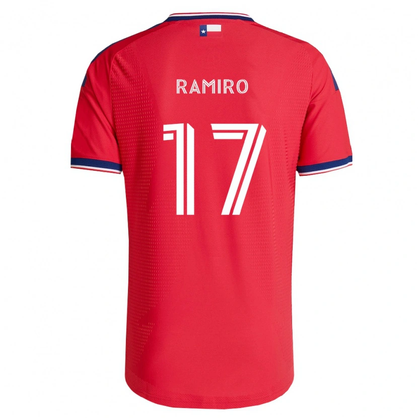 Danxen Criança Camisola Ramiro Moschen Benetti #17 Vermelho Azul Branco Principal 2026/27 Camisa