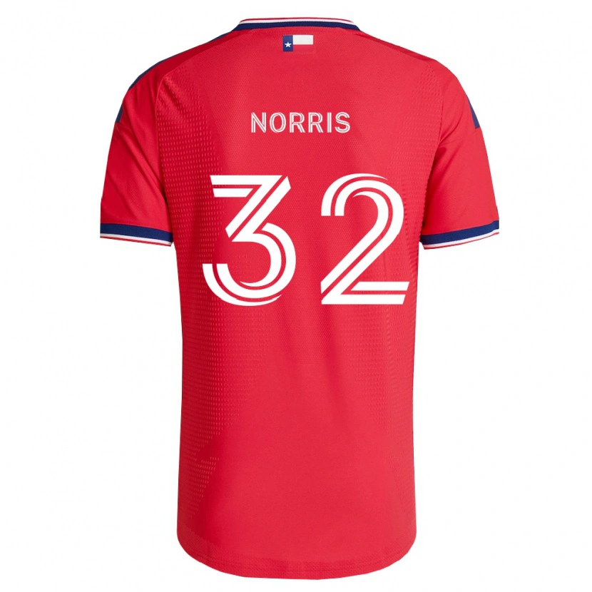 Danxen Criança Camisola Nolan Norris #32 Vermelho Azul Branco Principal 2026/27 Camisa