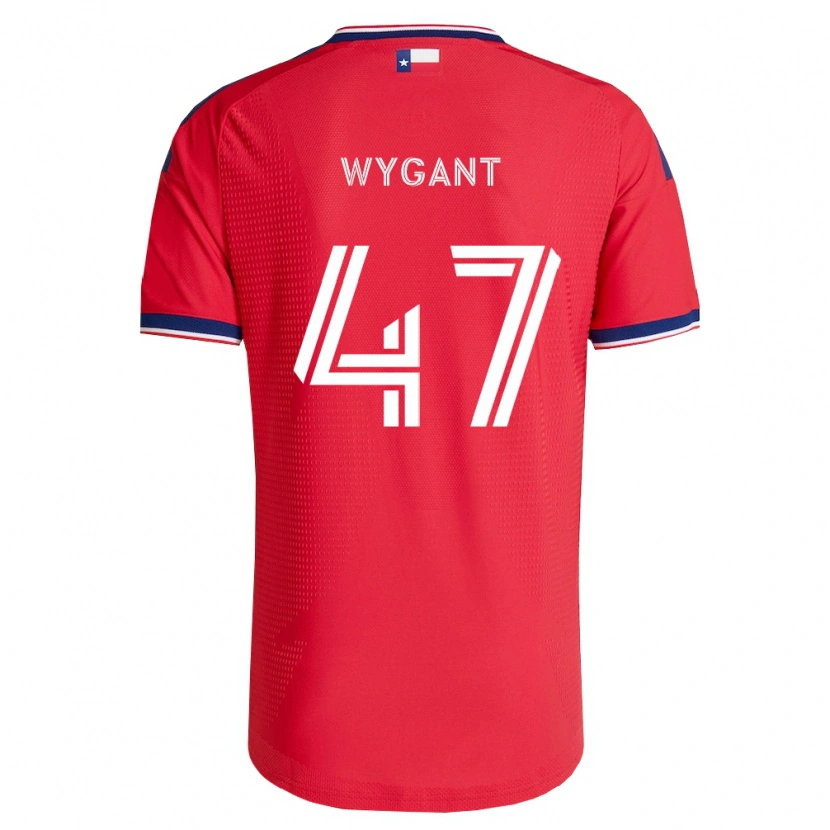 Danxen Criança Camisola Christian Wygant #47 Vermelho Azul Branco Principal 2026/27 Camisa