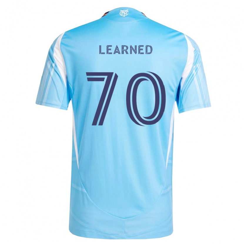 Danxen Criança Camisola Mac Learned #70 Azul Celeste Branco Principal 2026/27 Camisa