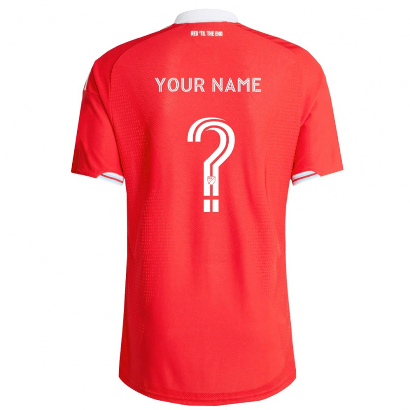 Danxen Criança Camisola Seu Nome #0 Vermelho Azul Profundo Branco Principal 2026/27 Camisa