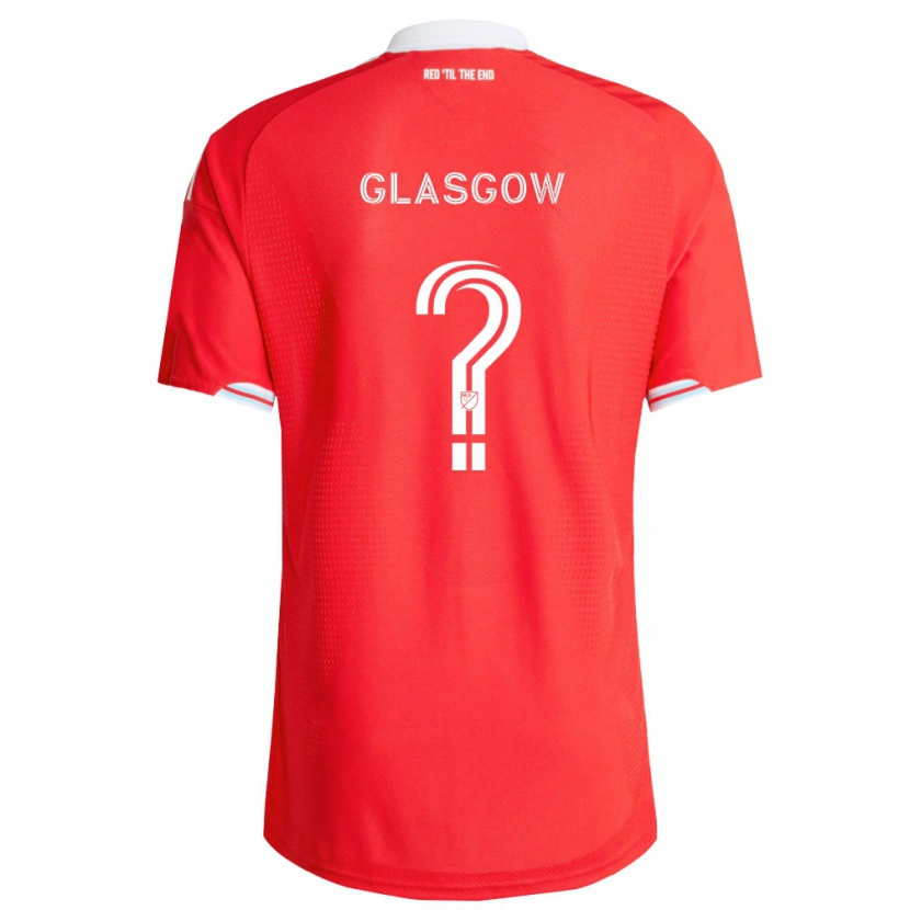 Danxen Criança Camisola Omari Glasgow #0 Vermelho Azul Profundo Branco Principal 2026/27 Camisa