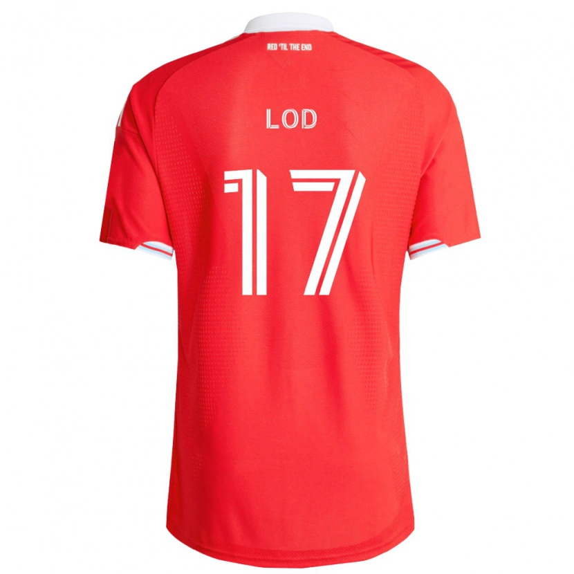 Danxen Criança Camisola Robin Lod #17 Vermelho Azul Profundo Branco Principal 2026/27 Camisa
