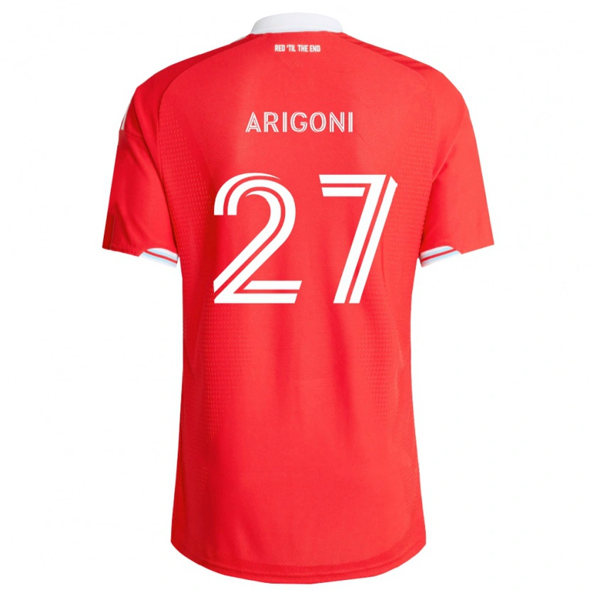 Danxen Criança Camisola Allan Arigoni #27 Vermelho Azul Profundo Branco Principal 2026/27 Camisa