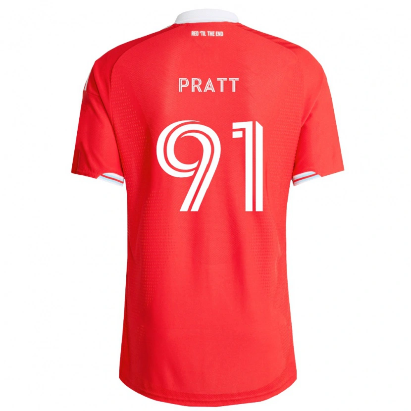 Danxen Criança Camisola Owen Pratt #91 Vermelho Azul Profundo Branco Principal 2026/27 Camisa