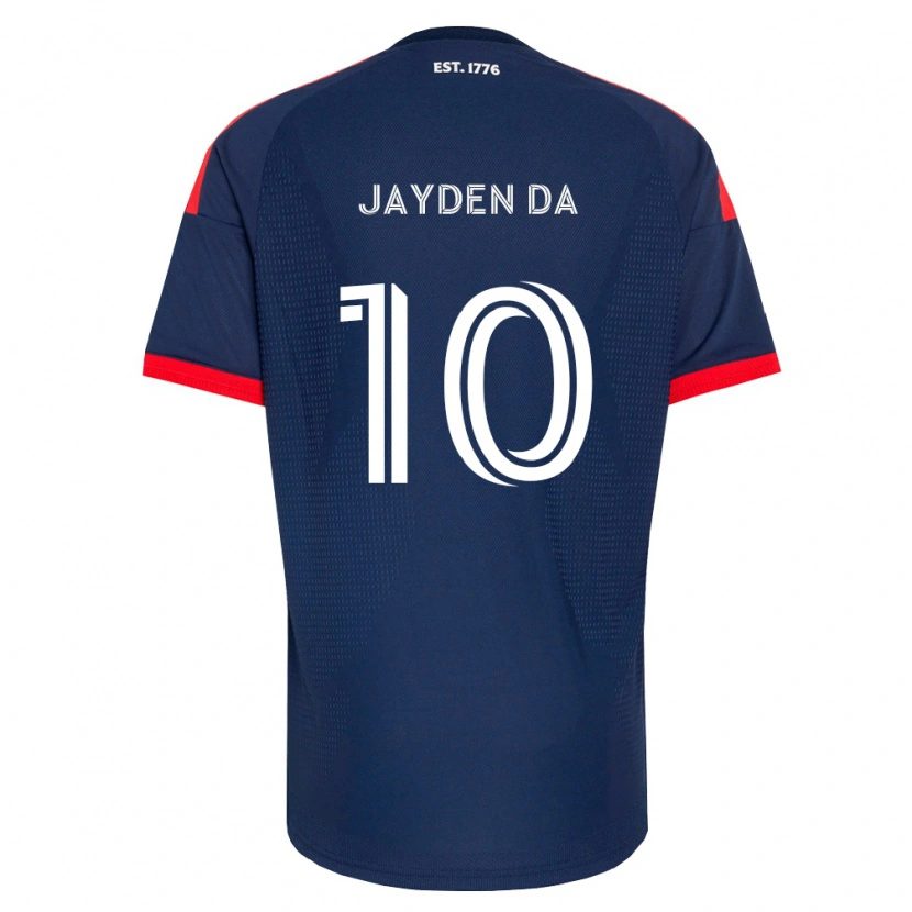 Danxen Criança Camisola Jayden Da #10 Azul Real Vermelho Branco Principal 2026/27 Camisa