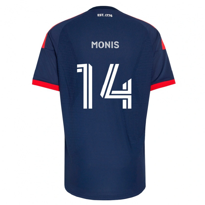 Danxen Criança Camisola Alex Monis #14 Azul Real Vermelho Branco Principal 2026/27 Camisa