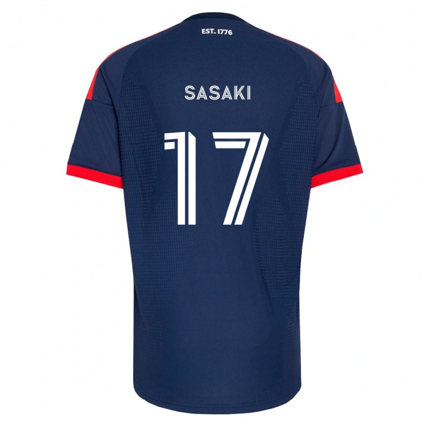 Danxen Criança Camisola Shuma Sasaki #17 Azul Real Vermelho Branco Principal 2026/27 Camisa