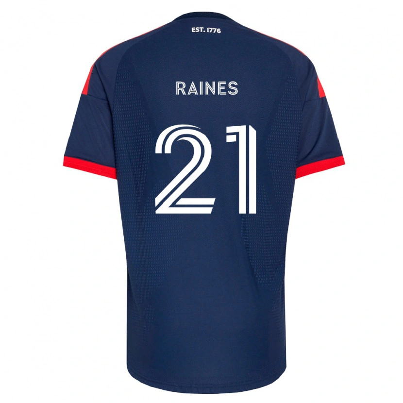 Danxen Criança Camisola Brooklyn Raines #21 Azul Real Vermelho Branco Principal 2026/27 Camisa