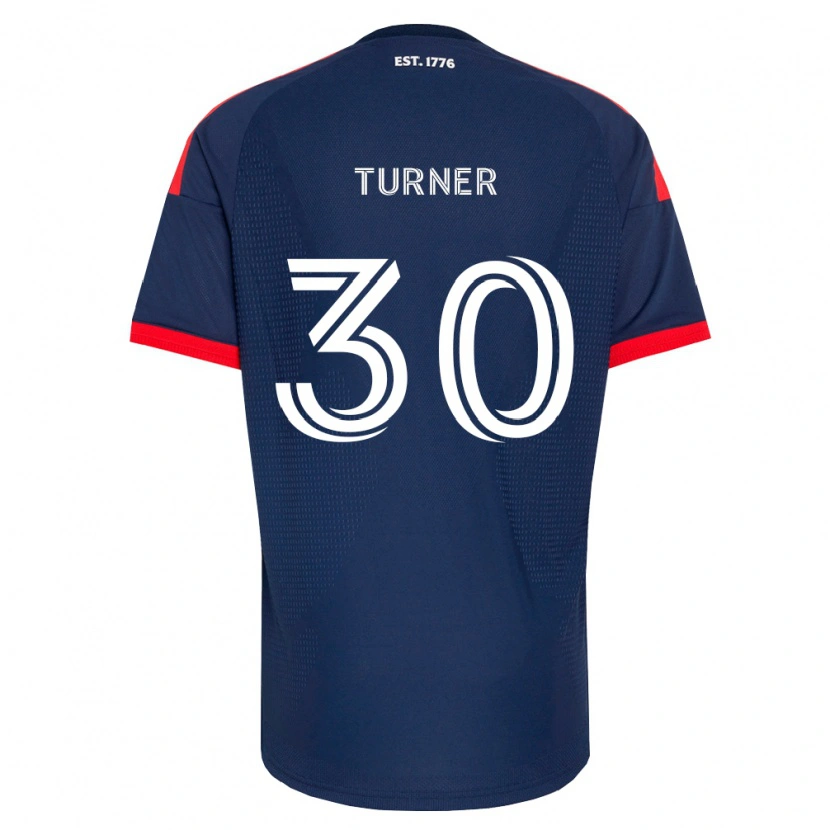 Danxen Criança Camisola Matt Turner #30 Azul Real Vermelho Branco Principal 2026/27 Camisa