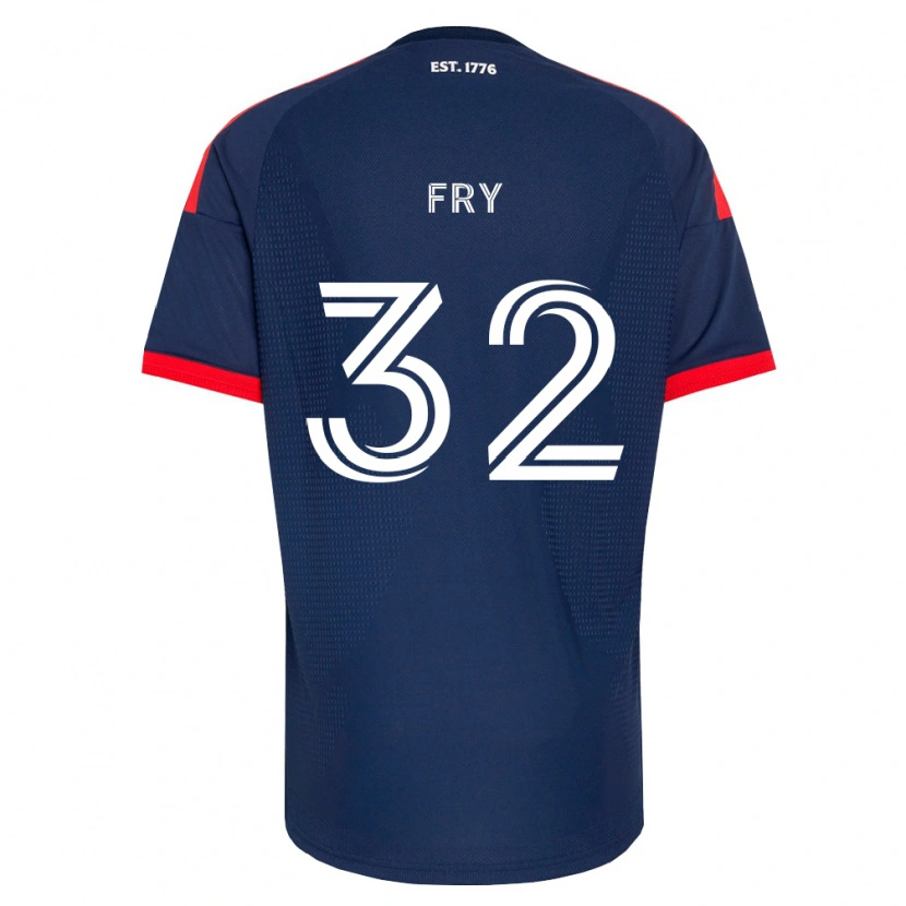 Danxen Criança Camisola Malcolm Fry #32 Azul Real Vermelho Branco Principal 2026/27 Camisa