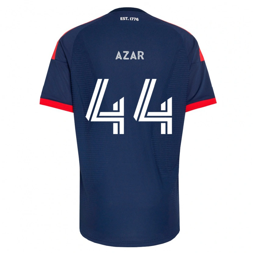 Danxen Criança Camisola Logan Azar #44 Azul Real Vermelho Branco Principal 2026/27 Camisa