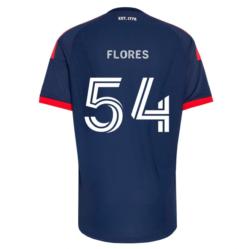 Danxen Criança Camisola Edwin Flores #54 Azul Real Vermelho Branco Principal 2026/27 Camisa