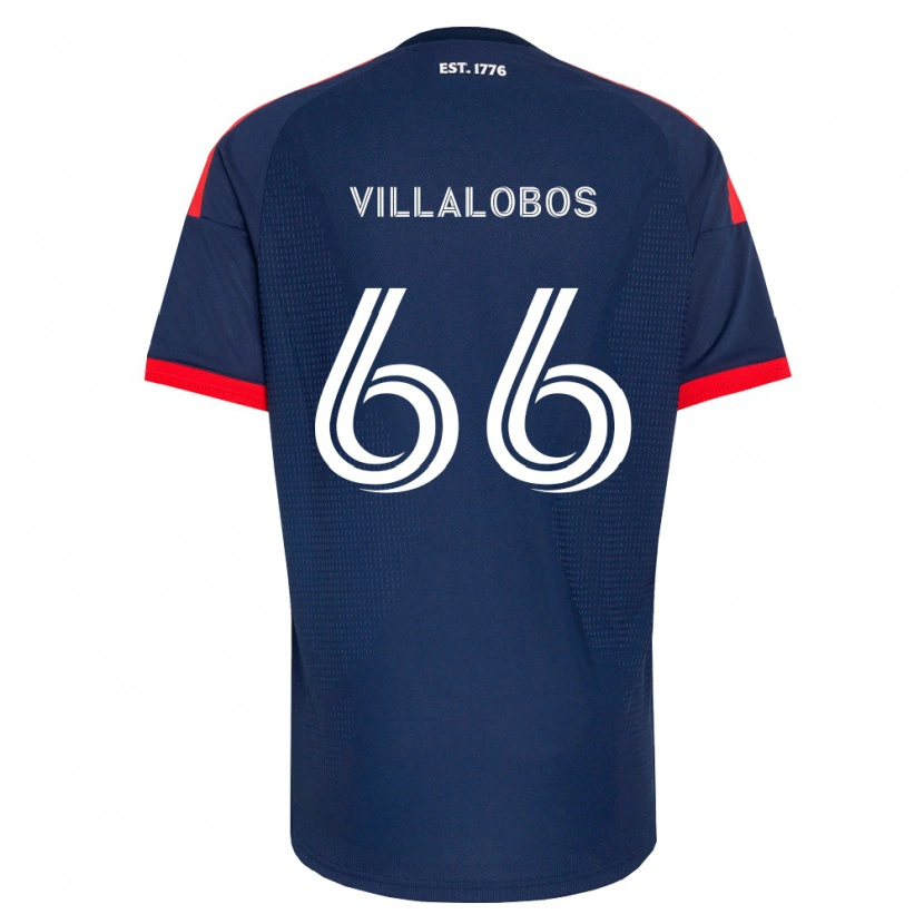 Danxen Criança Camisola Ivan Villalobos #66 Azul Real Vermelho Branco Principal 2026/27 Camisa