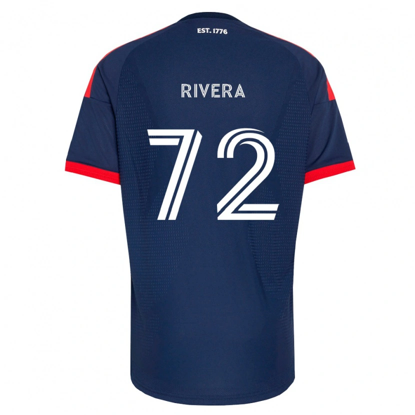 Danxen Criança Camisola Damián Rivera #72 Azul Real Vermelho Branco Principal 2026/27 Camisa