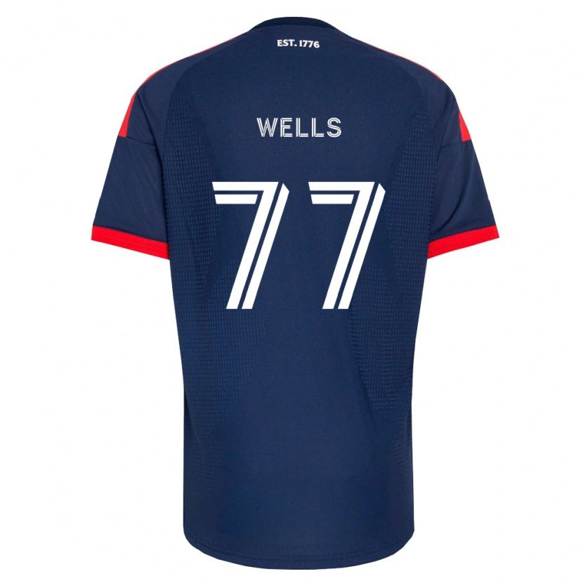 Danxen Criança Camisola Makai Wells #77 Azul Real Vermelho Branco Principal 2026/27 Camisa