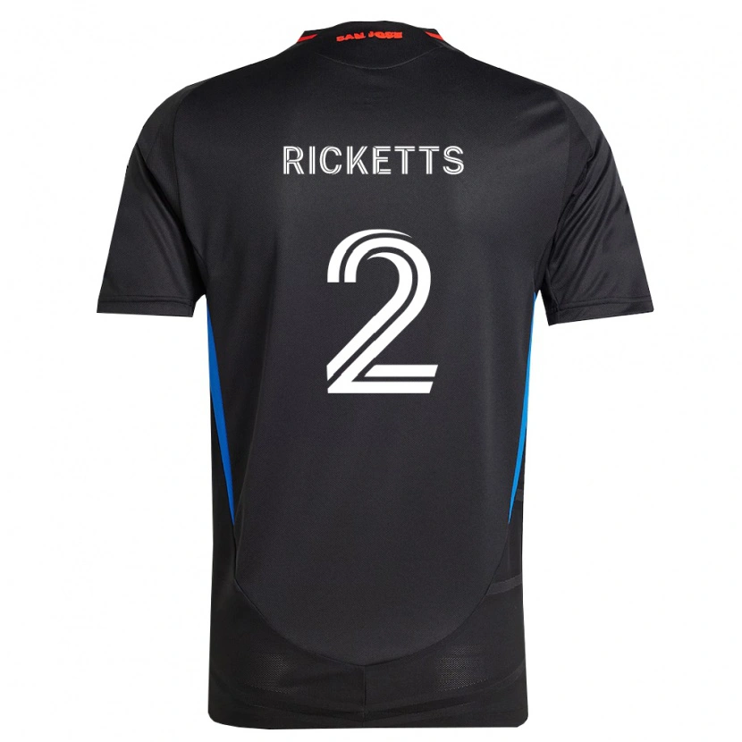 Danxen Criança Camisola Jamar Ricketts #2 Azul Branco Preto Principal 2026/27 Camisa