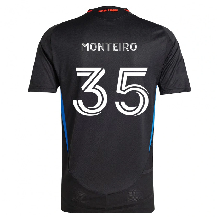Danxen Criança Camisola Jamiro Monteiro #35 Azul Branco Preto Principal 2026/27 Camisa