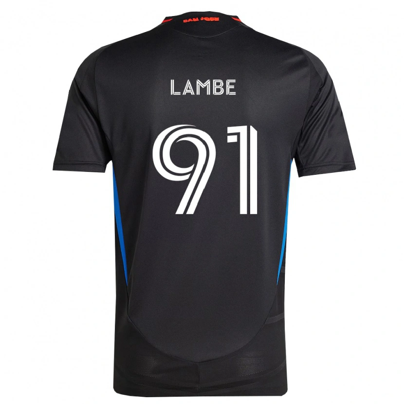 Danxen Criança Camisola Connor Lambe #91 Azul Branco Preto Principal 2026/27 Camisa