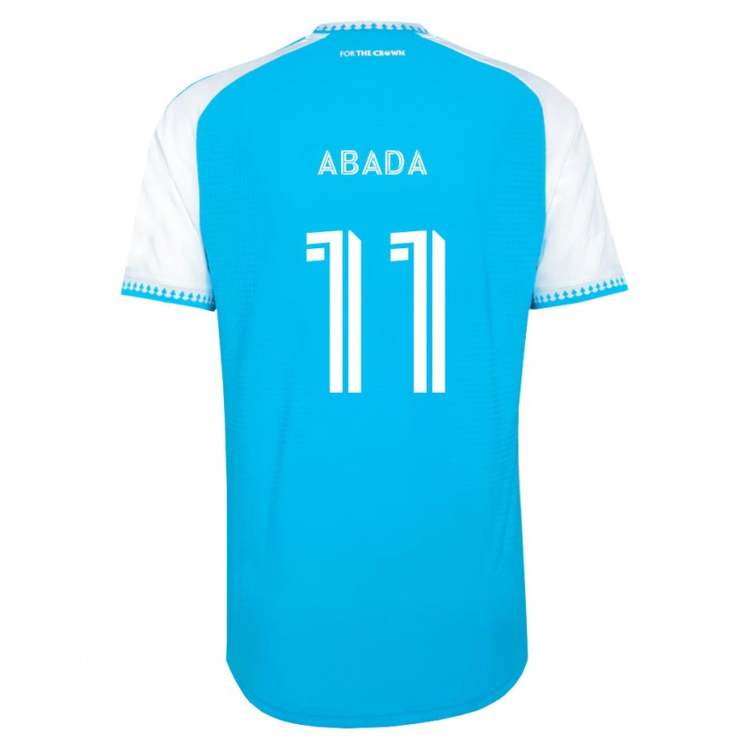Danxen Criança Camisola Liel Abada #11 Azul Celeste Branco Preto Principal 2026/27 Camisa